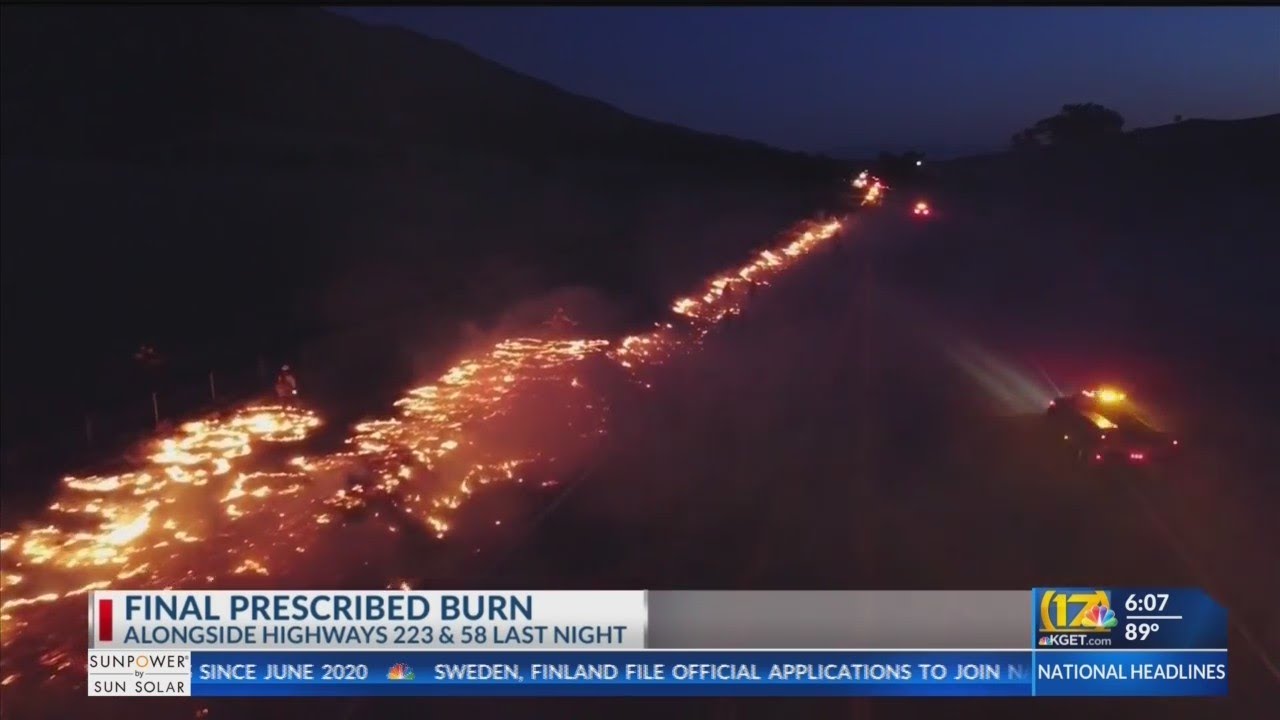 Kern County Fire completes prescribed burn to reduce risk of wildfires