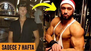 DOĞAL VÜCUT DEĞİŞİMİ | 7 WEEKS NATURAL BODY TRANSFORMATİON | VÜCUT GELİŞTİRME