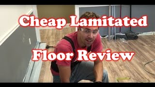 Review of Lakeshore Pecan - $0.79/SF Cheap Laminated Flooring - Home Depot