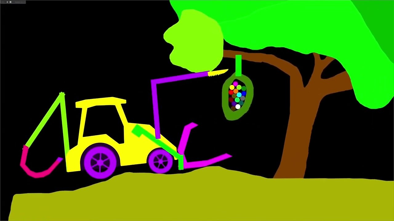 Algodoo Marble Race | Marble Factory | Train Transport | Car Factory | Castle Destruction Fight