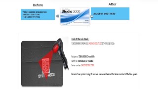 How extract 2D barcode specify data from Studio 5000