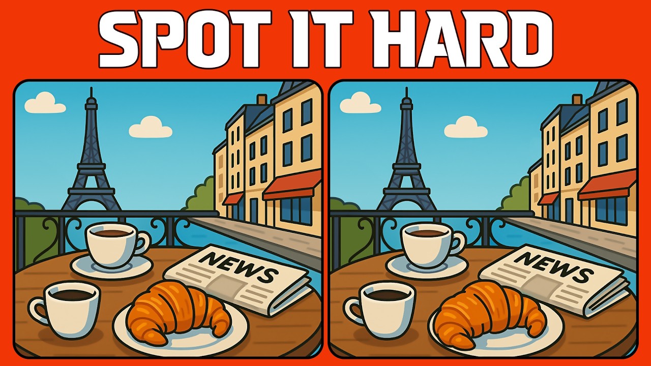 Tough Spot the Difference Challenge for Sharp Thinkers