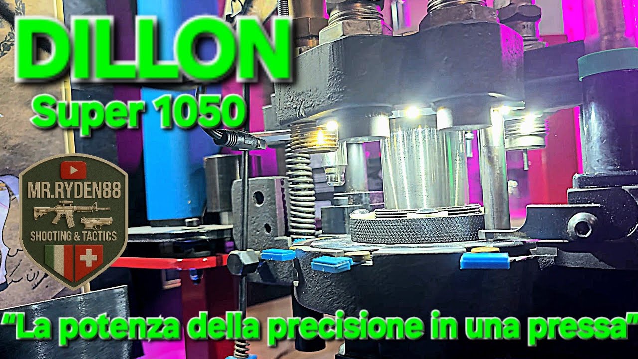 La macchina perfetta per chi ama la precisione – Scopri la Dillon 1050!
