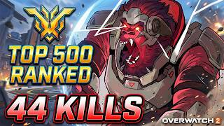 44 Kills Best Winston Overwatch 2 Guide !! Winston OW2 Unranked To GM Gameplay Abilities Top 500