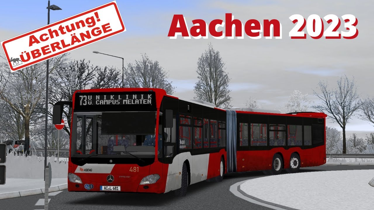 OMSI 2: Aachen 2023 - Linie 73 im Mercedes Benz CapaCity! #193 | PxlKiing