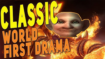 WoW Classic World First Drama - Ragnaros & Onyxia Down | Method Level 60 Drama - World of Warcraft
