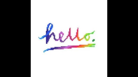 Sandbox Coloring- Hello