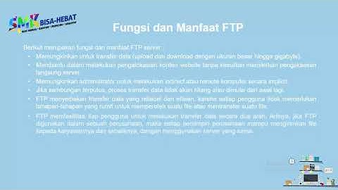 KD 3.4 ASJ - Konsep FTP Server Part 1