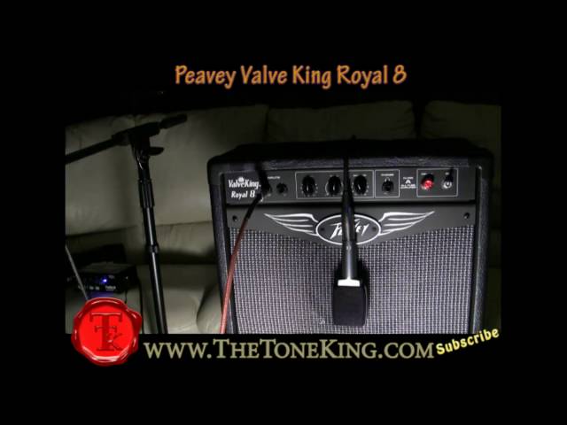 $99 Tube Amp - Peavey Valve King Royal 8 - Review - TTK Style! NAMM 10 2010 class=