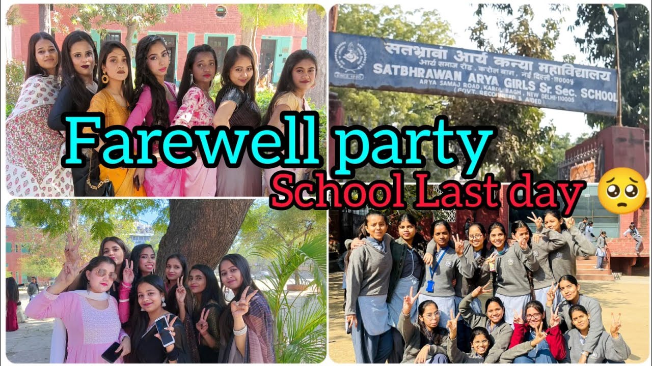 Farewell party 🥳🎉 school last day 🥺 ️#farewell #nancythakar #school # ...