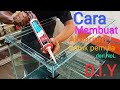 Cara membuat aquarium untuk pemula (how to make an aquarium) DIY | Tanpa bantuan orang lain