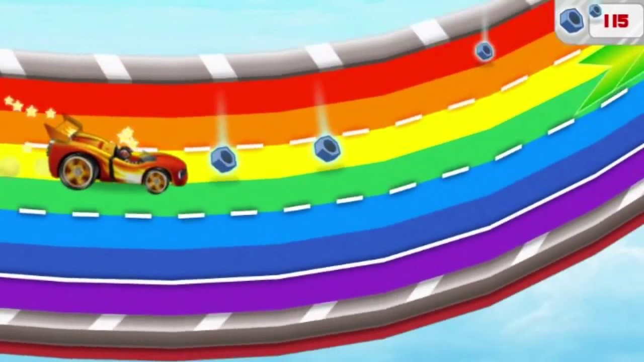 Blaze and The Monster Machines Race the Skytrack Nick Jr Games - YouTube