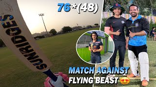 @FlyingBeast320 KE AGAINST MATCH😍 | 76*(46) In Tournament Match |   Gopro Cricket Vlogs