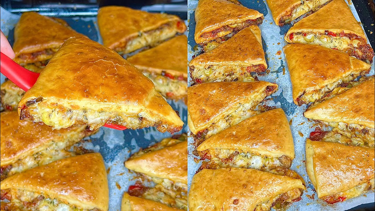 فطائرقطنية بحشوة اقتصادية👌 حضريهم دفعة واحدة وبكمية كبيرة كيدوبو في الفم دوبان😋