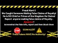 Regarding People Falsely Claiming African Royalty or Titles - VERIFY !