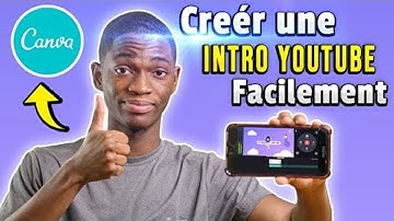 Créer une Intro YouTube Sur TÉLÉPHONE PORTABLE (CANVA)