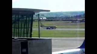 Air Contractors Boeing 733 landing at Cork Airport