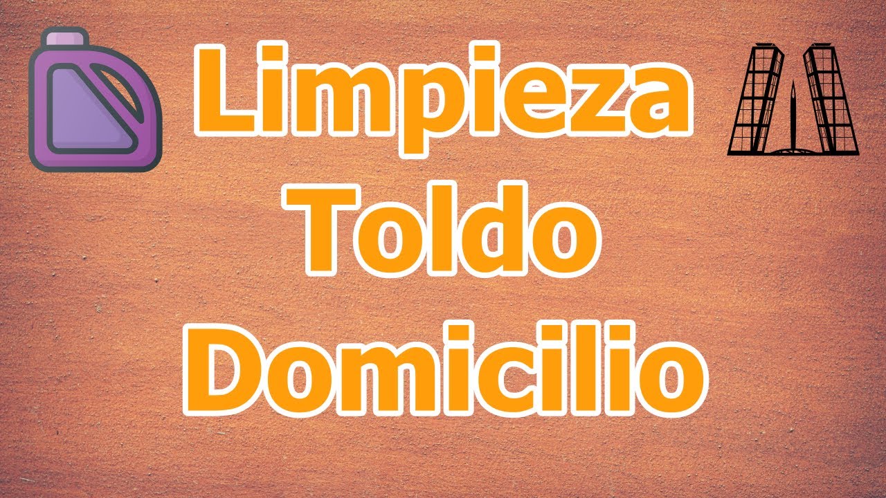 Limpieza de una pérgola con toldo en un ático de Madrid