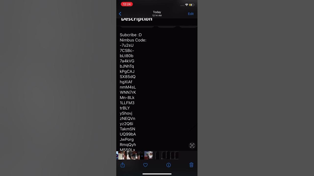 Nimbus private server codes youtube