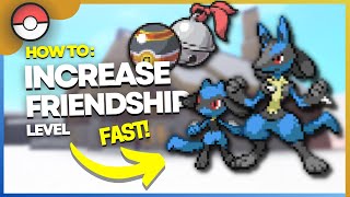 How To Increase Pokemon Happiness/Friendship Level Fast! | Pokemon Brick Bronze