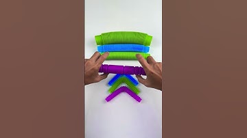 Creating and Crunchy ASMR Style POP-Rainbow #satisfyingvideos #relaxing #oddasmr#asmrvideos #crunchy