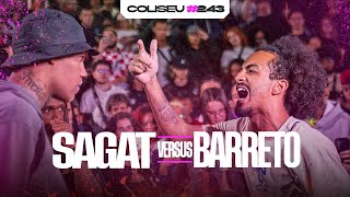 (MUITA RIMA!! 🔥🔥) SAGAT X BARRETO (SP) - 2ª FASE - BATALHA DO COLISEU - EDIÇÃO BATE E VOLTA #243