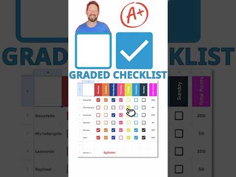 Graded Checklist ✅