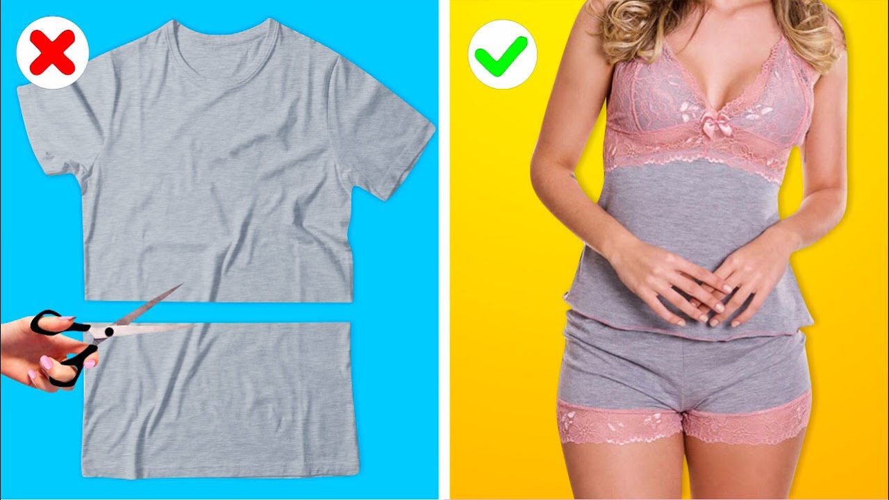 13 IDEIAS DIY INTELIGENTES DE TRANSFORMAÇÃO DE ROUPAS FÁCIL | TRUQUES COM ROUPAS | IDER ALVES