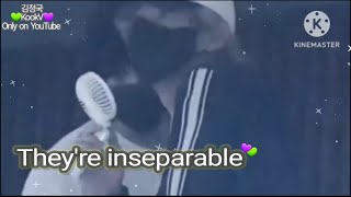 Taekook is inseparable💜 (REMAKE)
