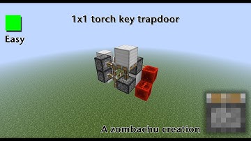Compact 1x1 torch key trapdoor