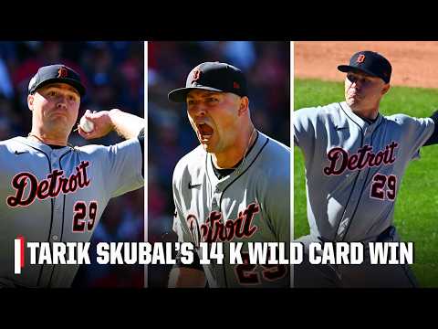 Tarik Skubal throws 14 STRIKEOUTS vs. Guardians in ALWC Game 1 WIN 🔥 | ESPN MLB