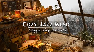 Peaceful Day at Cozy Coffee Shop Ambience  Relaxing Jazz Instrumental Music | Jazz Music for Sleep