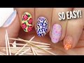 Nail Art For Beginners Using A TOOTHPICK!