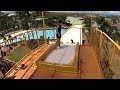 Wild Half-Pipe Water Slide in Hawaii