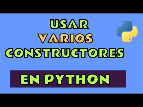 Video: ¿Puedo tener varios constructores en Python?