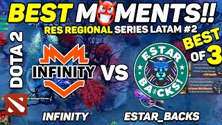 Infinity Esports vs Starback - HIGHLIGHTS - RES Regional Series LATAM #2 | Dota 2