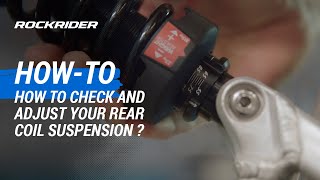 TUTO 🔧 How to check and adjust your rear coil suspension? By ROCKRIDER