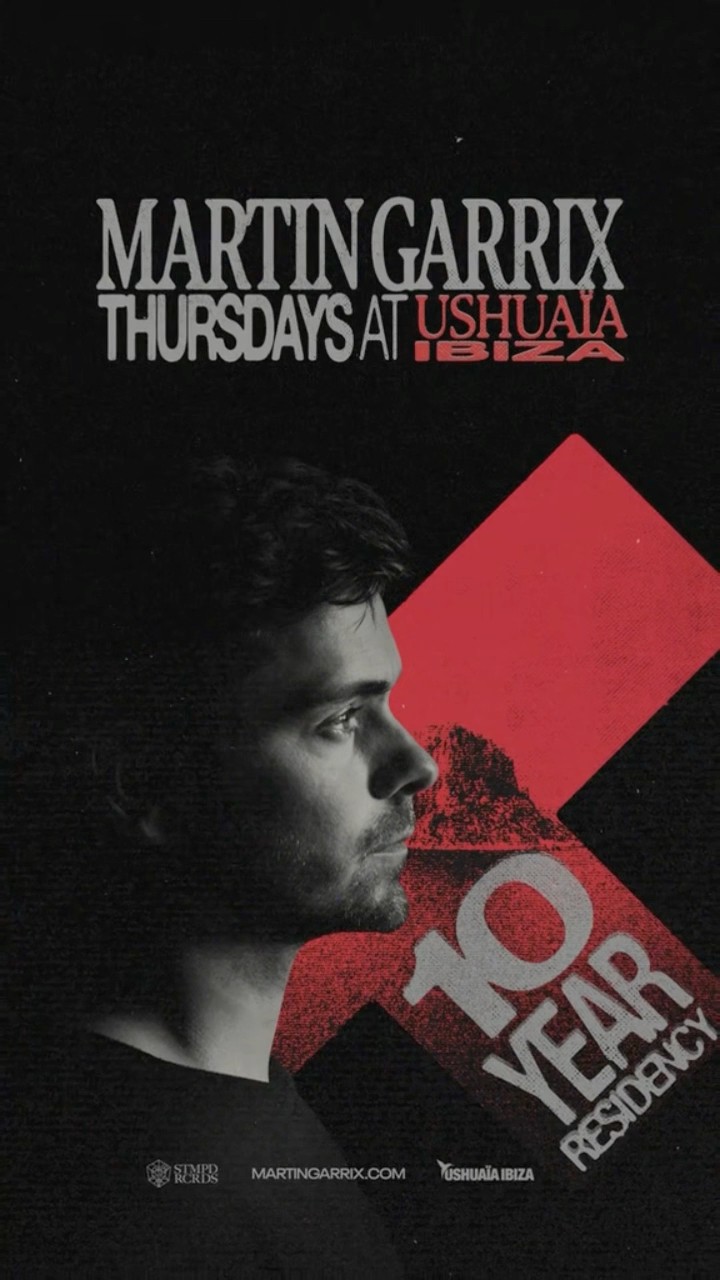 this summer marks 10 years at Ushuaïa Ibiza.. back every thursday.. X