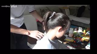Cewek Cantik Rambutnya Panjang Tapi Dibotakin (Beautiful Long Hair Girl Headshave)