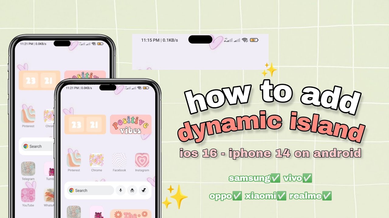 dynamic island android | how to add dynamic island on samsung,xiaomi ...