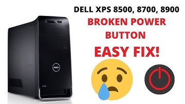 ⚠️ DELL XPS Broken Power Button. Desktop PC Does Not Turn-On. Applies to: XPS 8500, 8700, 8900