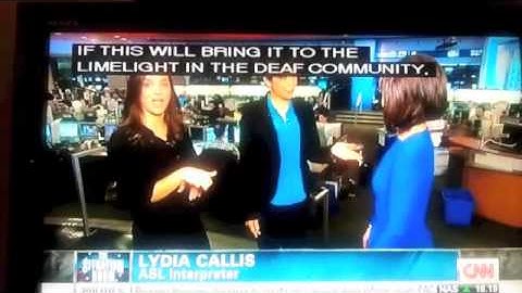 CNN news-ASL interpreter
