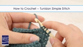 How To Crochet Tunisian Simple Stitch (Tss)