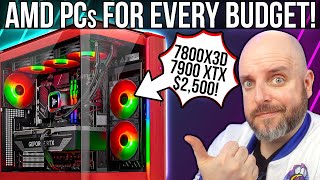 Intel Issues? Here Are AMD Pre-Built PCs at Every Budget! StinceBuilt, Starforge, Skytech, iBUYPOWER