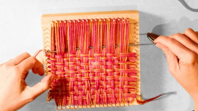 HOW TO MAKE A Q-TIP WEAVING LOOM FOR KIDS