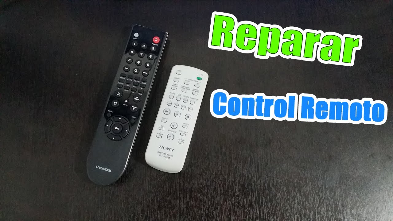 Como Reparar Mi Control Remoto Mixter Tutoriales Youtube