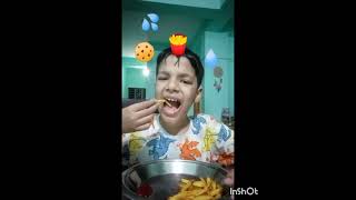 Eating water,Franch fries,Tip biscuit, Extra water (Do you like it👍)like a d subscribe