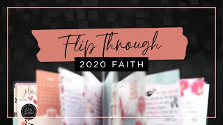 A FULL YEAR of Faith Planning Inspiration! My 2020 Faith Happy Planner Monthly Layout Flip Through