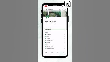 Reading Journal  Notion Template #notion  #shorts #short
