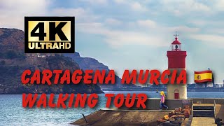 [4K] Cartagena Murcia Walking Tour, Spain 2020, ULTRA HD